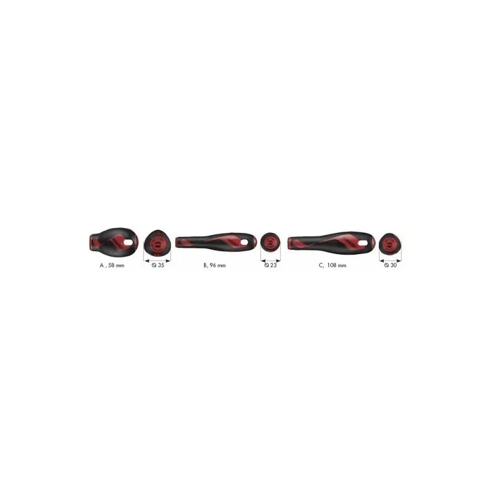 Schraubendreher Teng Tools 177810306 3 Mm Spitze Ergonomisch