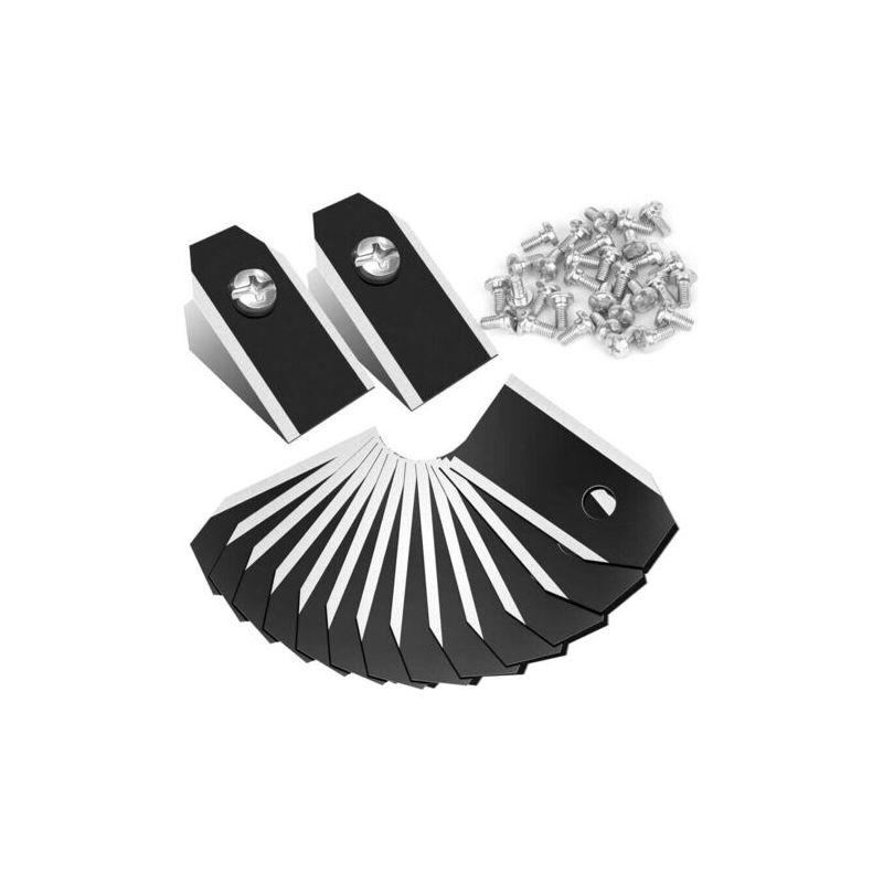 30x Lame De Rechange En Carbon Pour Tous Les Husqvarna Automower/gardena/yardforce - Lame Robot Tondeuse Pour Husqvarna 305, 308, 310, 315, 320, 420, Etc. - Avec Vis