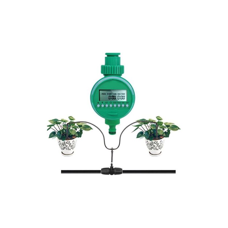 Irrigation Timer, Automatic Garden Watering System, Waterproof Lcd Display Irrigation Controller For Plants, Lawn, Garden, Vegetable Planting