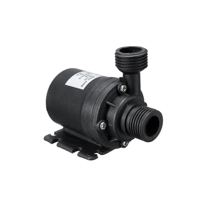 Pompe À Eau Dc 12v Pompe À Eau Submersible Sans Brosse, Pompe Amphibie 800l/h 5m Pour Bassin Aquarium Aquarium Fontaine Solaire Piscine Système De Circulation D'Eau (aw500t Pompe À Eau Dc12v)