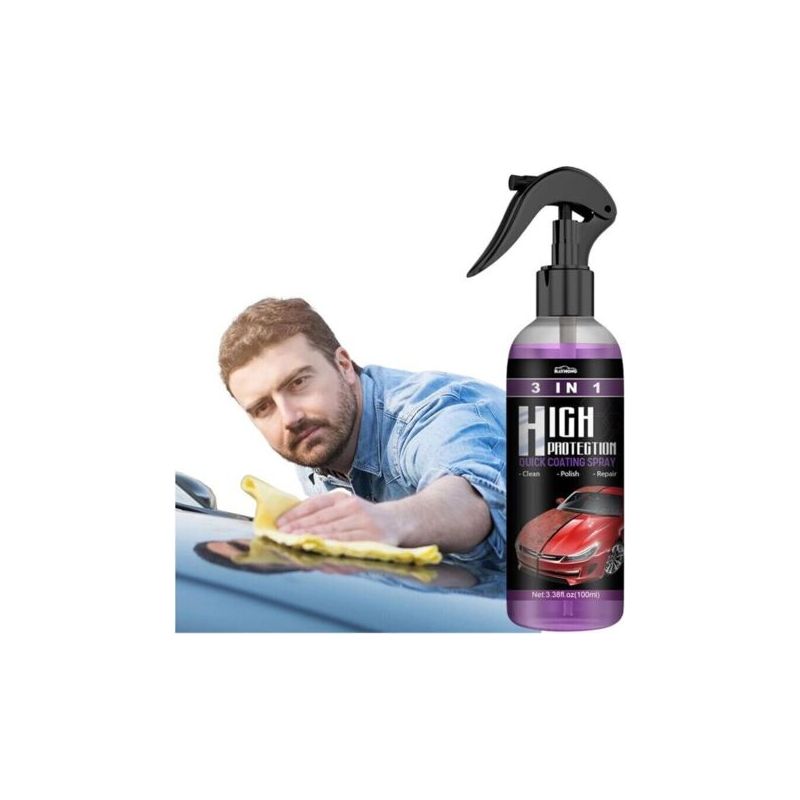 Revêtement En Céramique Pour Voiture 100 Ml Kit Cire Voiture Pour Produits D'Entretien Extérieur Agent Nettoyremise Neuf Voitures Agent Revêtement Nano Hydrophobe
