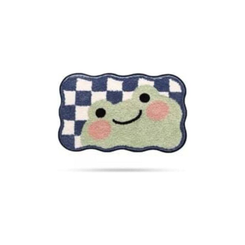 (400 × 600 × 30 Mm) Tapis De Salle De Bain En Forme De Grenouille Mignonne, Super Doux, Absorbant, Lavable En Machine, Tapis Antidérapant, Adapté À La Baignoire, À La Douche Et À La Salle De Bain