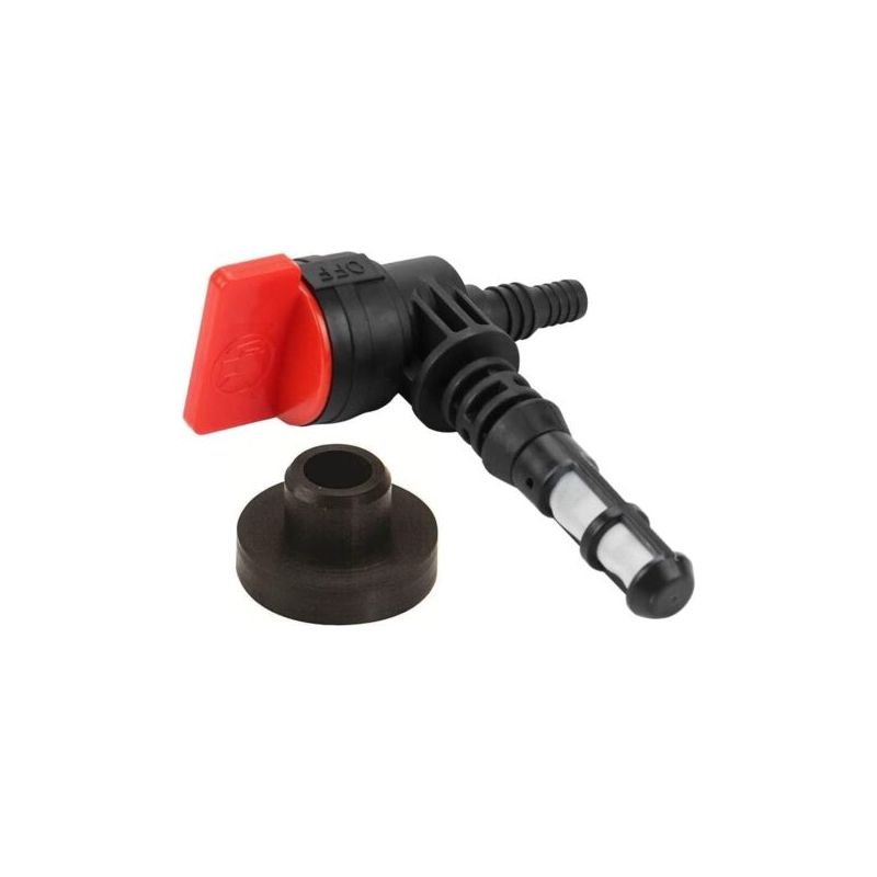 Robinet Essence Compatible Avec Briggs Stratton 192980gs, 208961 On Off 90° Avec Joint Caoutchouc Tondeuse Tracteur
