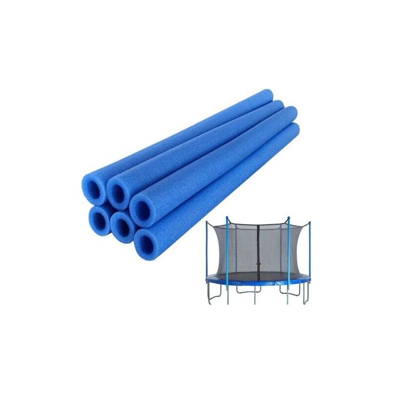 Lot De 6 Manchons De Trampoline En Mousse – Poteau De Protection En Mousse De Rechange Pour Trampoline – Poteau De Protection En Mousse De Sécurité Pour Trampoline Lisse Pour Trampolines Intérieurs Ou