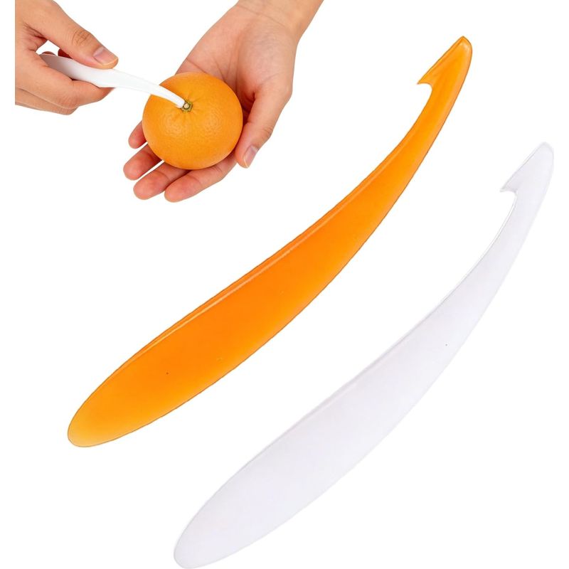 2 Pcs Morceaux Éplucheurs D'Orange,éplucheur Orange De Agrumes Efficace Pour Éplucheur Les Oranges Et Autres Agrumes,éplucheurs D'Orange,outil Pratique D'Épluche Orange Pour La Cuisine Et Le Quotidien