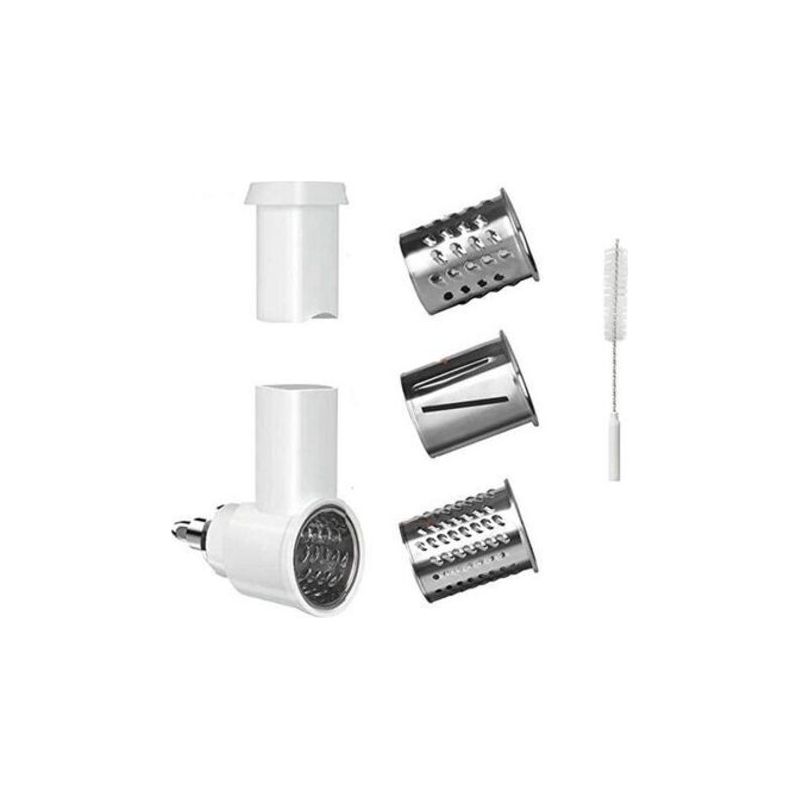 Accessoire De Trancheuse De Légumes Pour Robot Pâtissier, Râpe À Fromage, Râpe À Légumes Avec 3 Lames En Acier Inoxydable,accessoire De Râpe Coupe-légumes