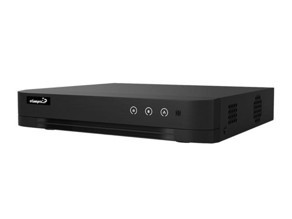Etiampro 4-kanal-recorder (dvr), Plug-and-play-installation, 4 Schnittstellen, H.265+ Kompression, Unterstützt 8 Mp Auflösung, Fernzugriff Und -verwaltung Über Guarding Vision App, Ideal Für Effektive