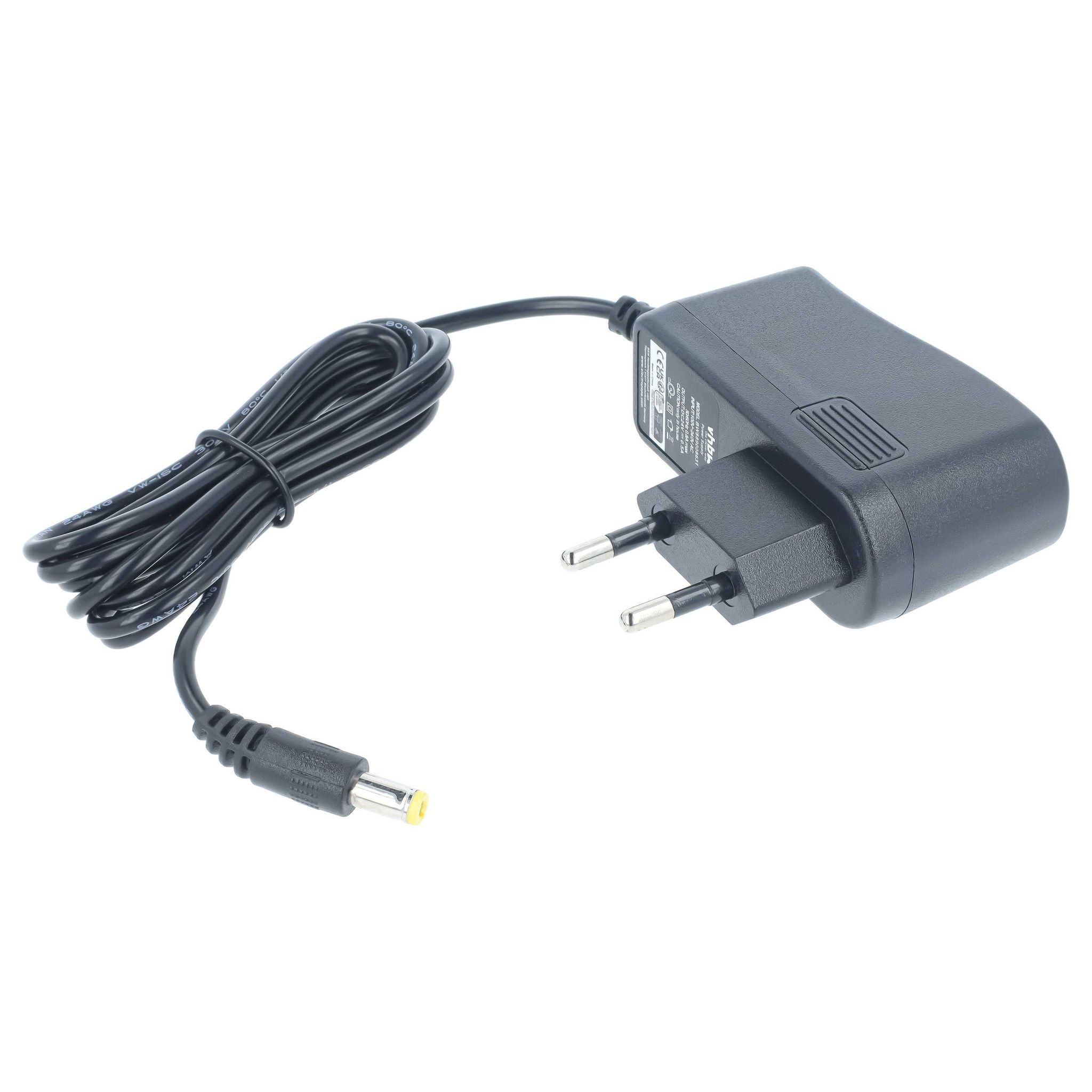Vhbw Netzteil Kompatibel Mit Ariete Briciola 2712, 2713, 2711, 2717 Sauger-ladestation - 140 Cm Kabellänge Schwarz