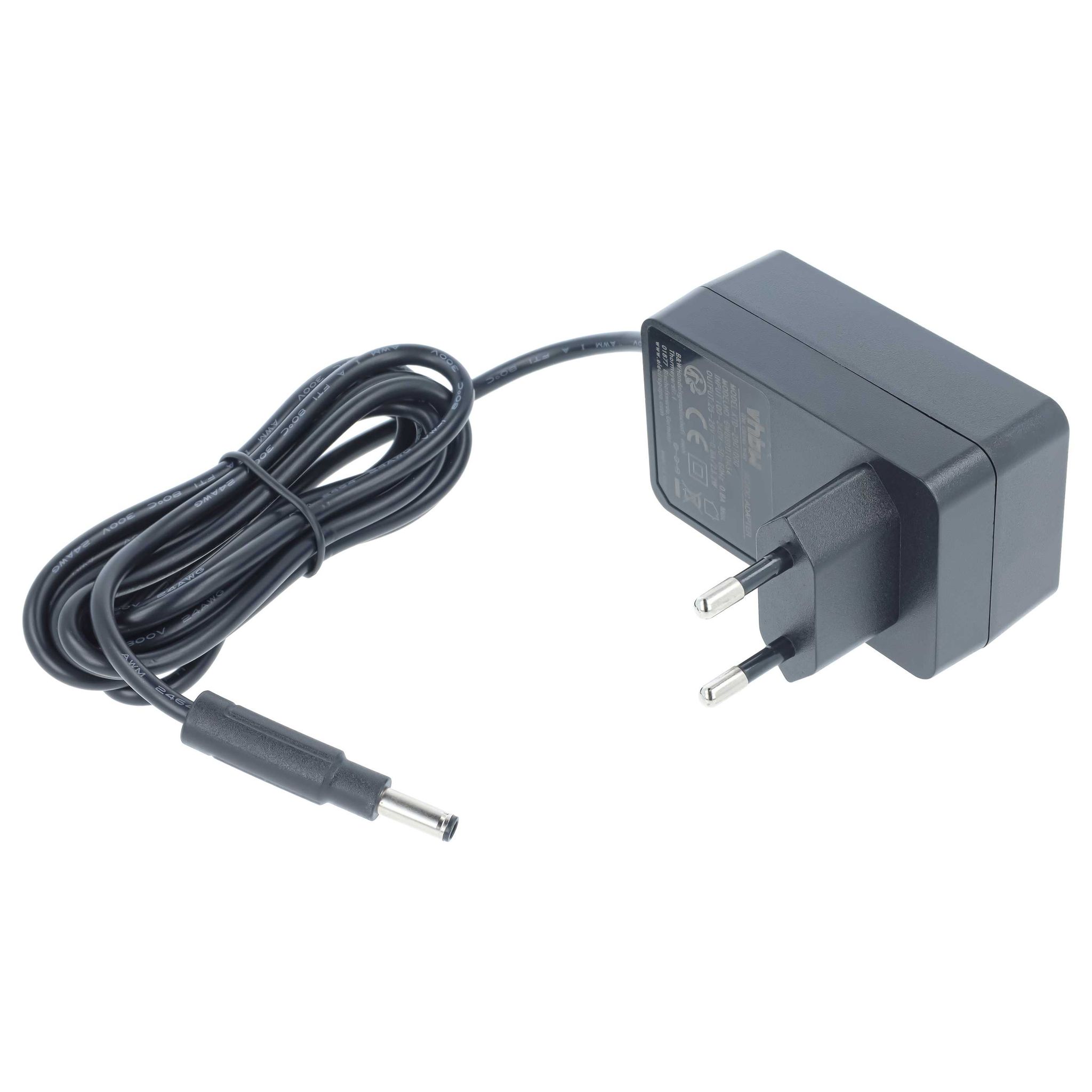 Vhbw Netzteil Kompatibel Mit Midea Mcs2021wb, Mc2805b-v Sauger-ladestation - 140 Cm Kabellänge Schwarz