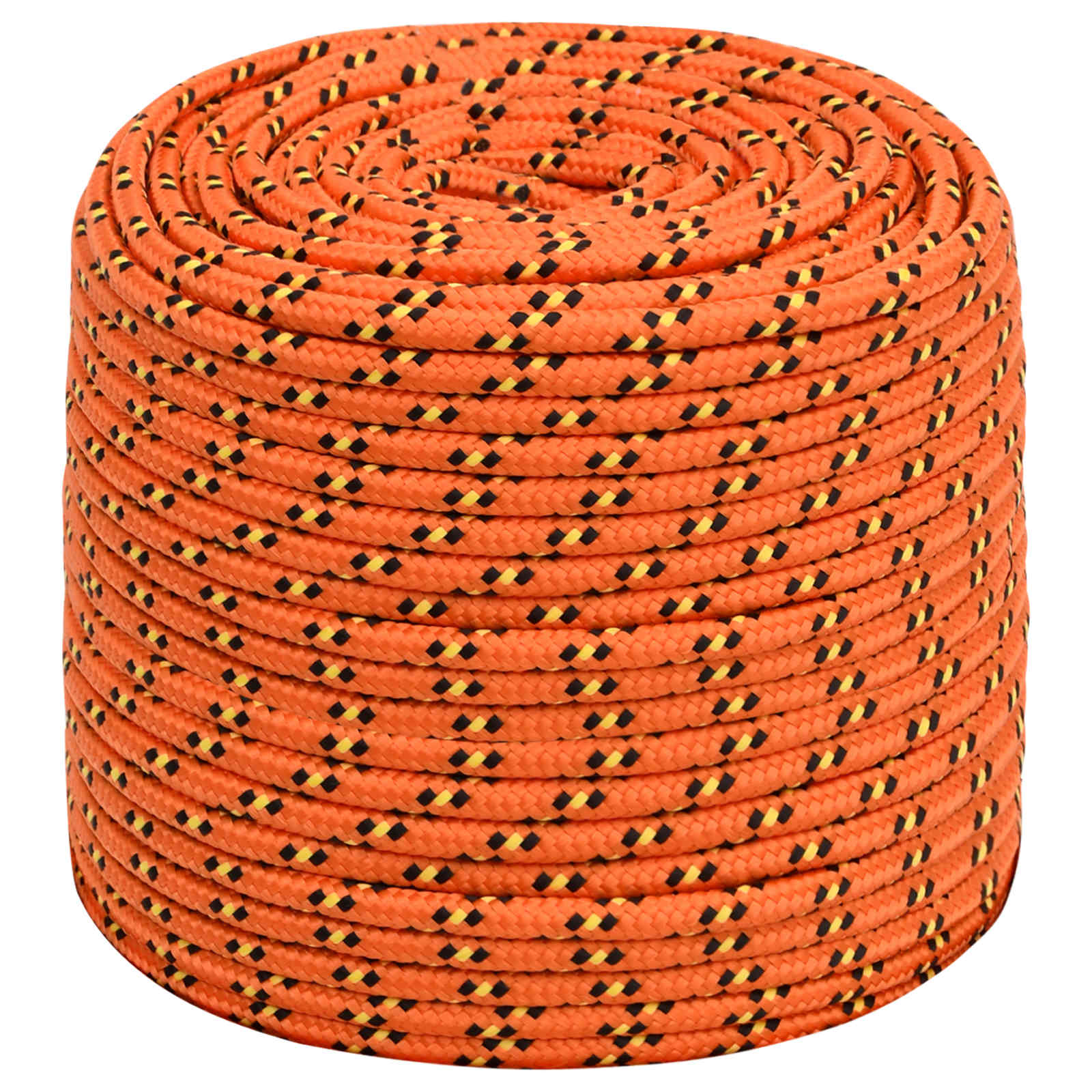 Mehrzweck-allzweckseil 6 Mm 25 M Orange Pp 240 Kg Max. Traglast Vidaxl