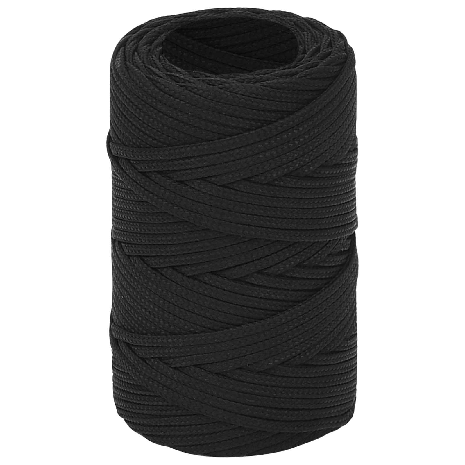Mehrzweck-allzweckseil 2 Mm 500 M Schwarz Pp Vidaxl