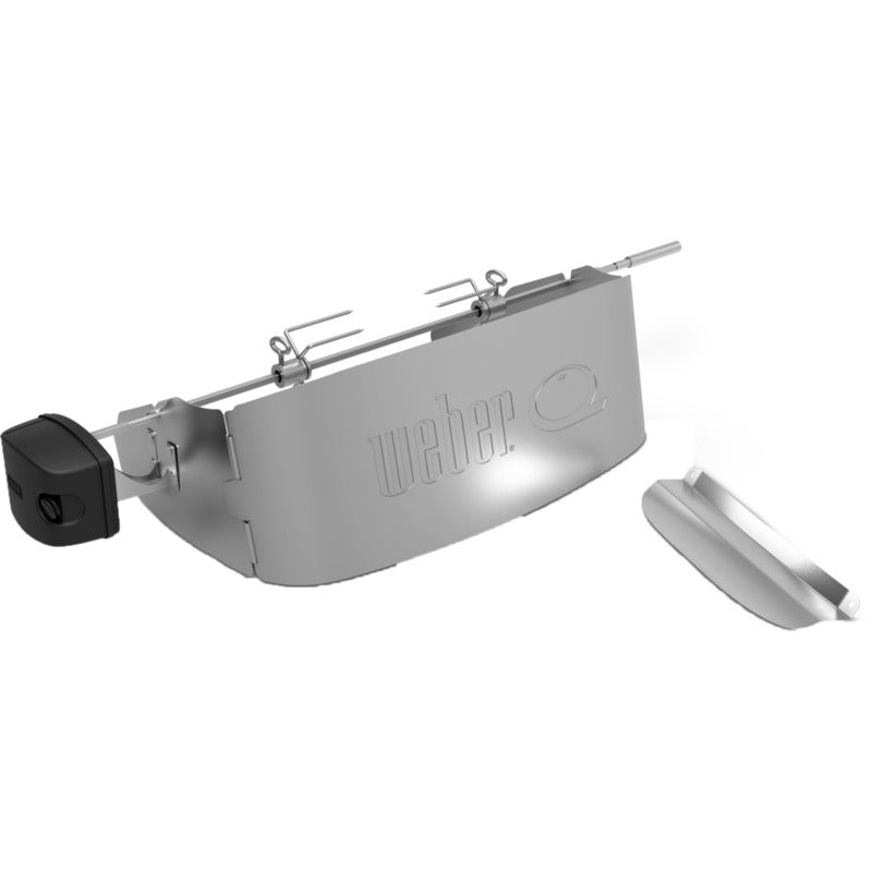 [neuwertig] B-ware Weber Drehspieß Grillspieß Q 3000n Serie Ab 2025 Elektromotor Edelstahl 5-teilig