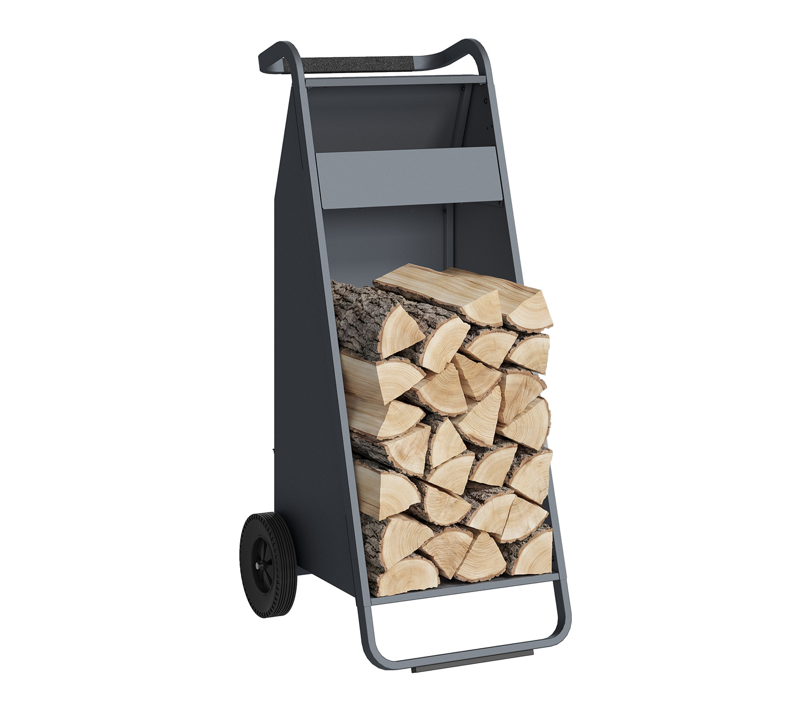 Westmann Travo Metall Kaminholzwagen Mit Rollen Anthrazit