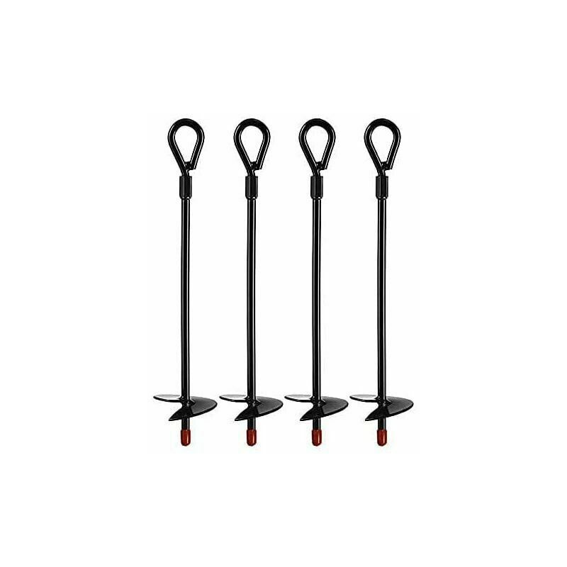 Erdanker, Robuste Erdanker Für 5-zoll-bohrer, Erdanker-sets Für Zelte, Vordächer, Unterstände, Trampoline Und Schaukeln (4 Stück)