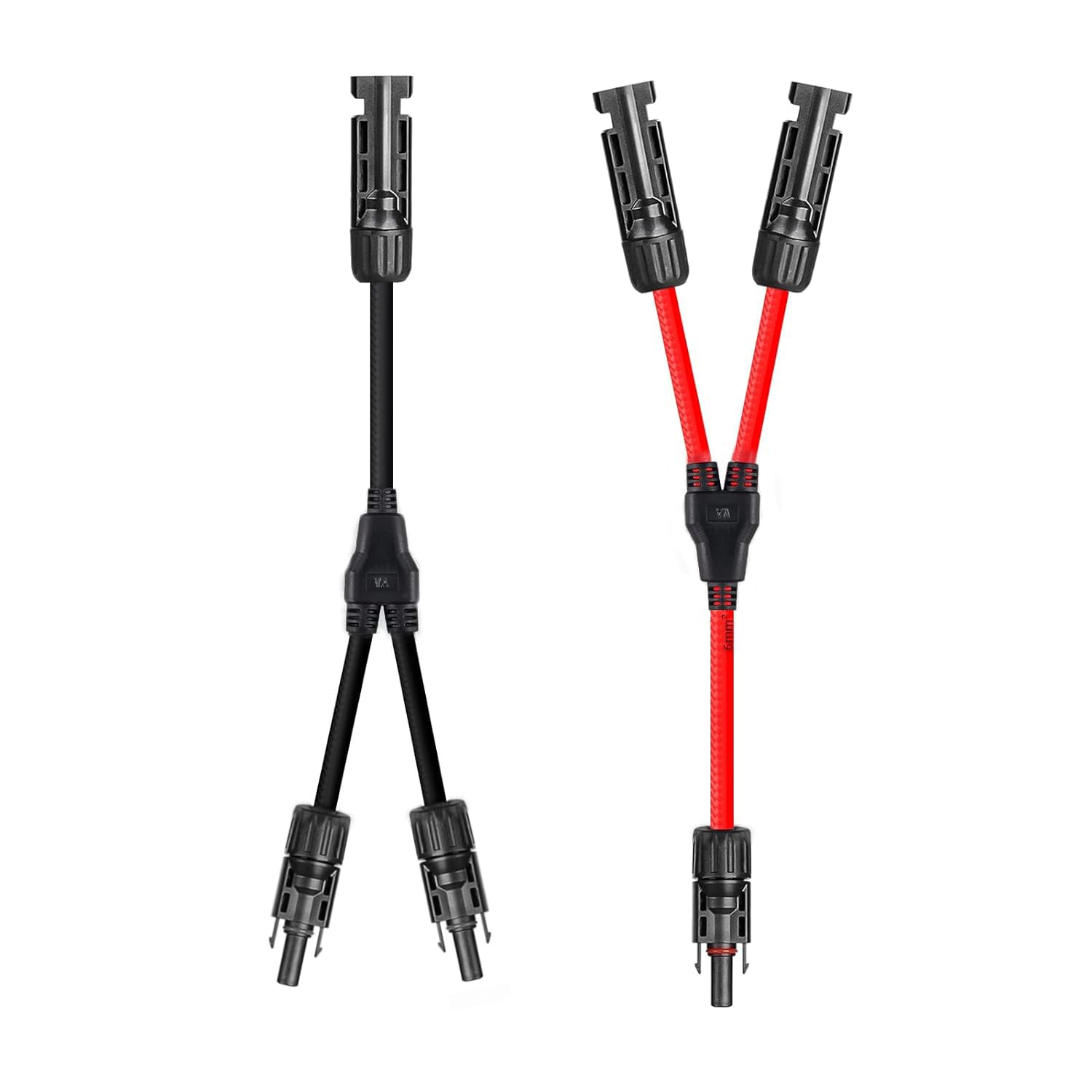 6mm² Y Kabel Solarpanel 1 Paar, 1 Auf 2 Abzweige Y-verbinder Solarkabel Für Mmf + Ffm Solarpanel