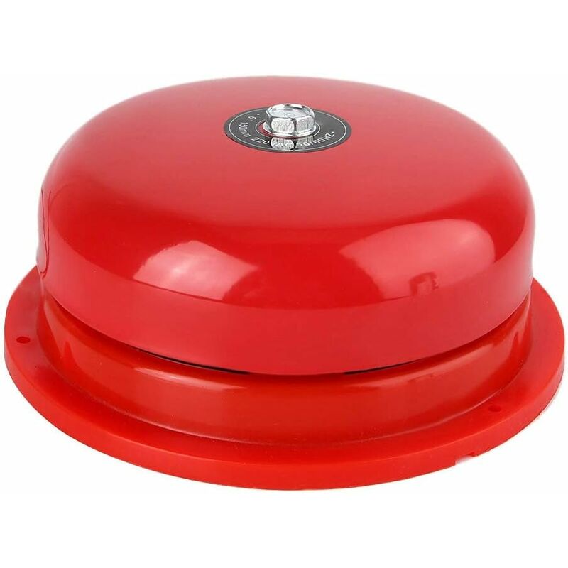 Elektrische Glocke Aus Edelstahl, 100 Db, 15,2 Cm, Innenschlag-stahlglocke Für Feueralarm, Notfall-evakuierung, Alarmglocke Für Schule Und Bahnhof (24 V)