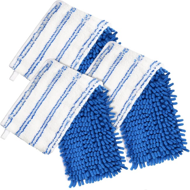 Ein Set Aus 3 Ersatzbesenköpfen, Kompatibel Mit O-cedar Doppelseitigen Pompon-chenillebesenköpfen