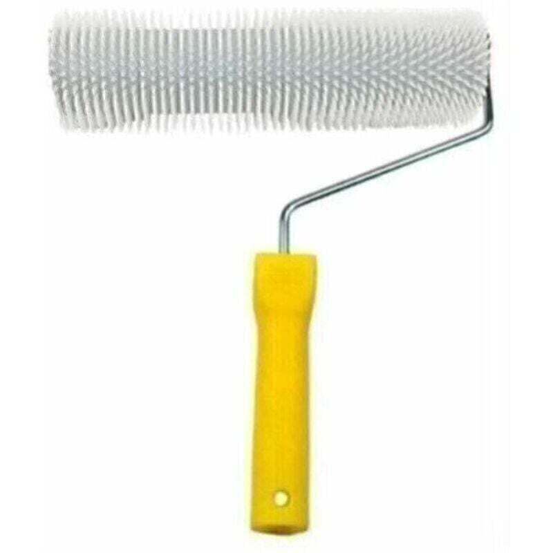 Walze Für Selbstnivellierendes Glätten Mit 12 Mm Spikes – 23 Cm Stachelwalze, Unverzichtbares Werkzeug Für Einen Glatten Boden