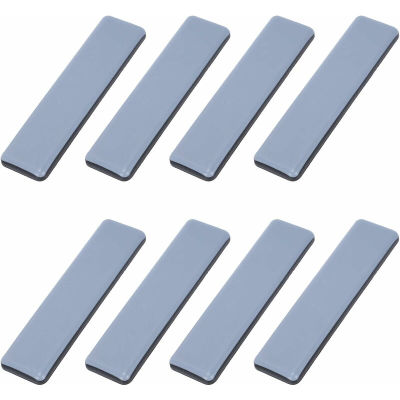 Schwere Möbelgleiter, Selbstklebende Teflon-gleiter, Rechteckige Anti-vibrations-gleitpads Für Möbel, Blau/schwarz, Super Glider Skid (8 Stück 25 Mm 100 Mm)