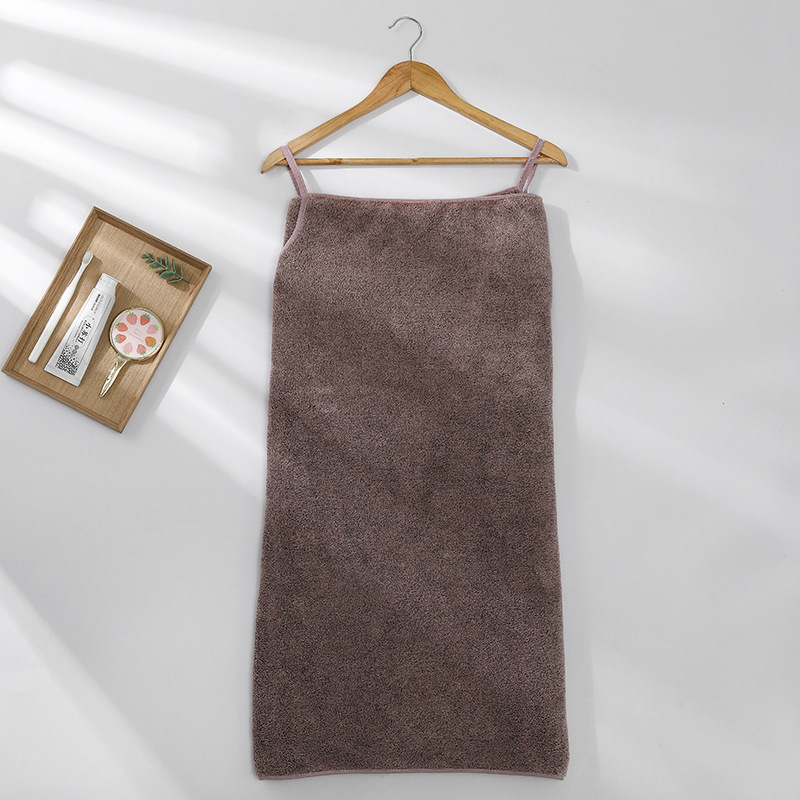 Riemchen-kleid-handtuch, Mikrofaser-badetuch, Schnelltrocknender Bademantel, Damen-bademantel, Morgenmantel, Badelaken, Duschtücher, Strand, Schwimmen, Surfen, Spa