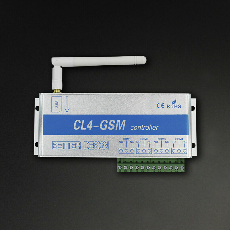 4-kanal-gsm-fernbedienungsschalter Für Drahtlose Mobiltelefone, Controller, Relaisschalter, Intelligenter Telefonanruf, Sms, Pumpen-fernbedienungsschalter