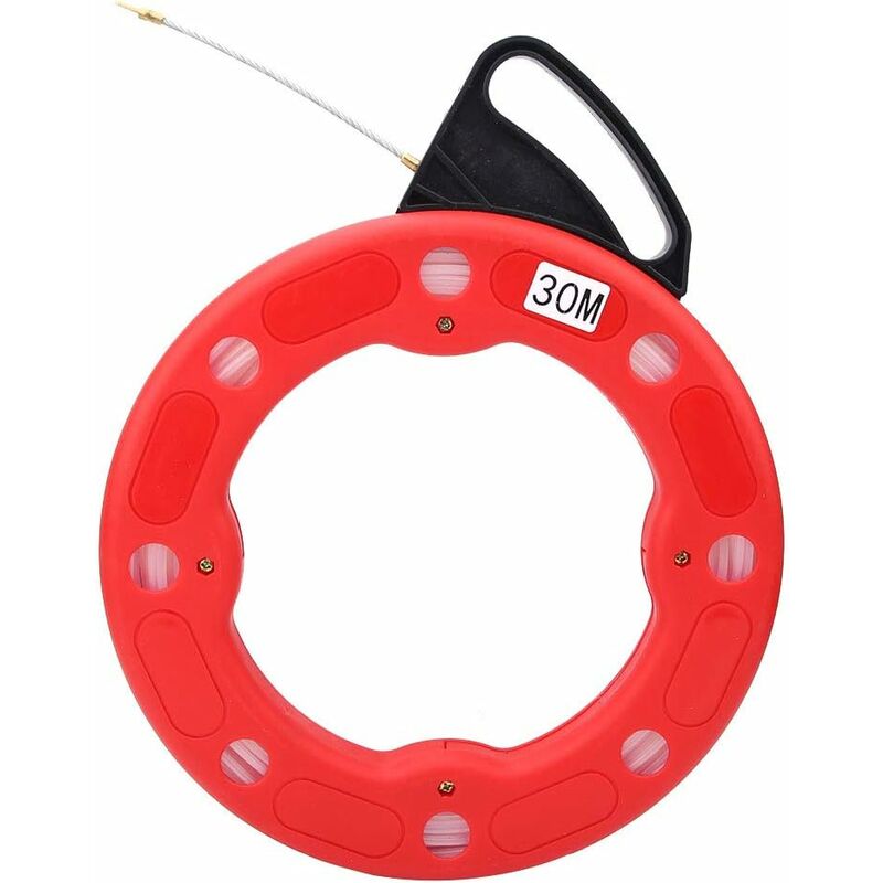 Elektriker-drahtzieher, Kabelzieher, 30 M, 100 Fuß Reichweite, Nicht Leitende Fiberglas-fischbandspule, Elektrischer Kabelzieher Für Drahtziehwerkzeug