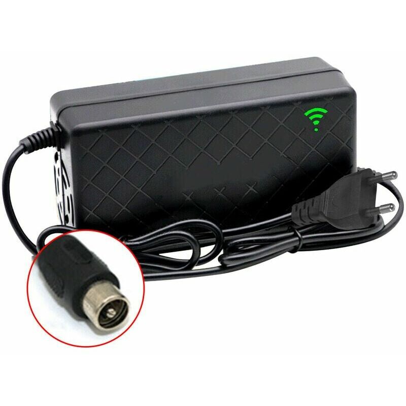 24v 2a Elektrofahrrad Fahrrad Intelligentes Lithium-batterieladegerät Ausgang 29,4v 2a Ladegerät Dc-anschluss Schnellladegerät Mit Lüfter, Cinch-stecker