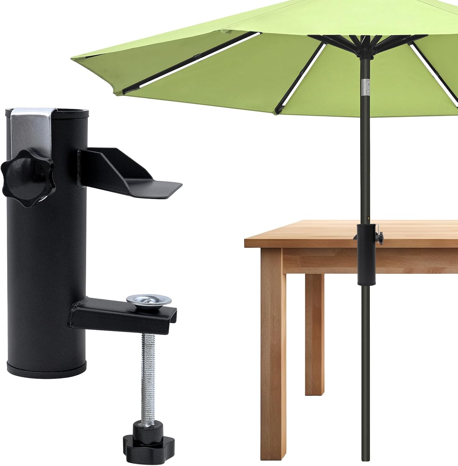 Sonnenschirmständer, Sonnenschirmhalter Für Balkon, Balkongeländer, Feststehender Sonnenschirmhalter Für Balkon, Terrasse Oder Tisch, Camping