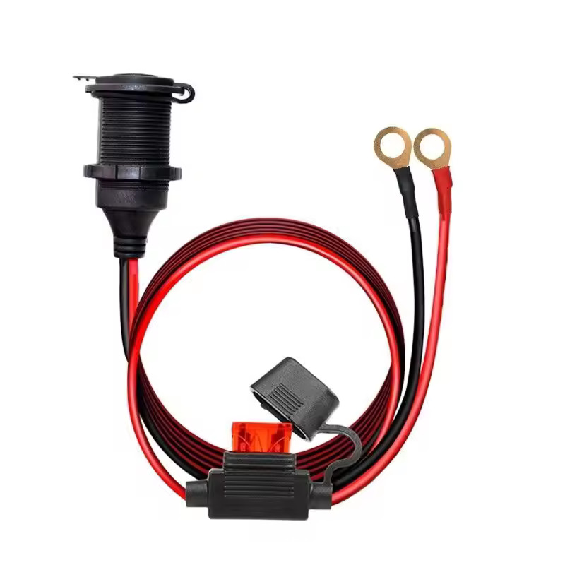 Hochleistungs-zigarettenanzünderbuchsen, Dc-stecker, Wasserdicht, Marinequalität, Wasserdicht Für Boot, Motorrad, Auto, Kabel Unterstützt 12 V/24 V Gleichstrom