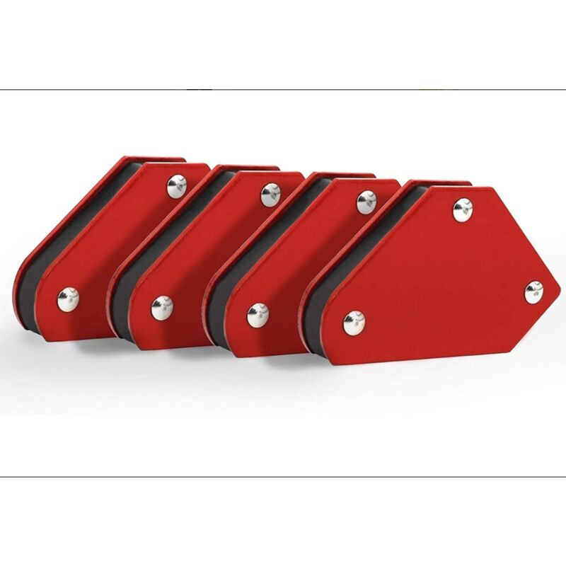 Schweißmagnet, Quadratische Schweißmagnete, Rot,