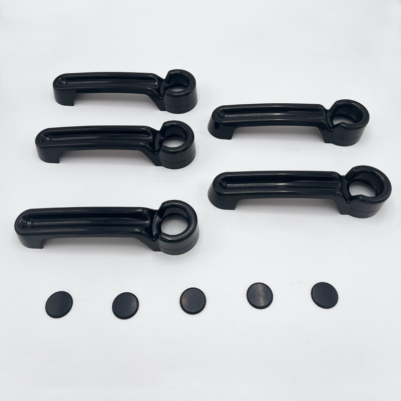 Außentürgriff, 10-teilige Abs-außentürgriffabdeckung Für Autos, Passend Für Wrangler Jk 07-18 (schwarz)