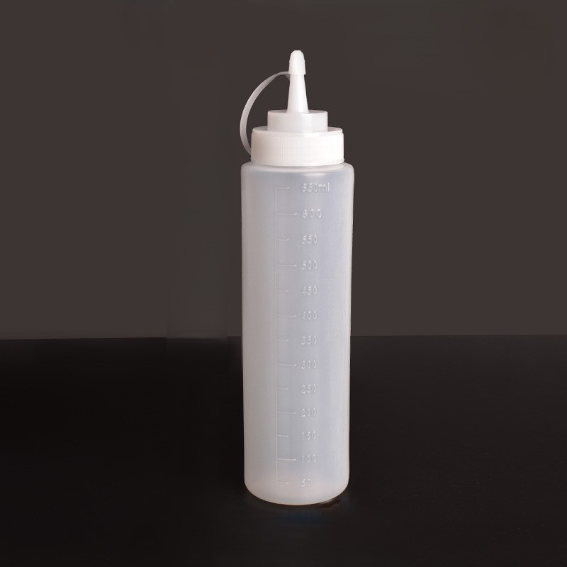 Quetschflasche Aus Kunststoff Für Salat, Ketchup, Soßen Für Die Küche Zu Hause, Soßenflasche Mit Einem Loch Und Spitzer Öffnung