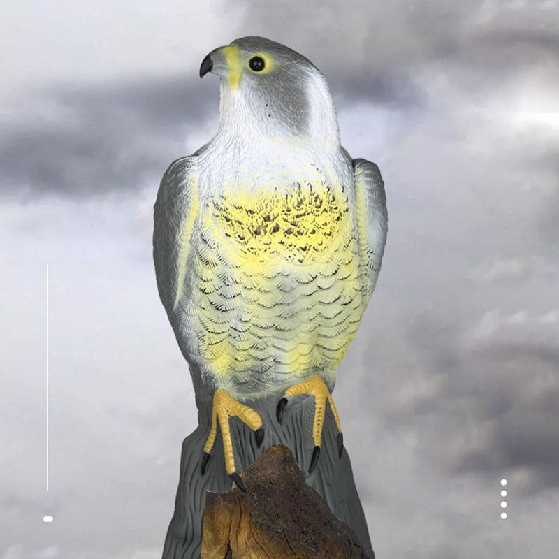 Falke, Vogelabwehr-köder, Realistische Farbgebung, Beige, Einheitsgröße