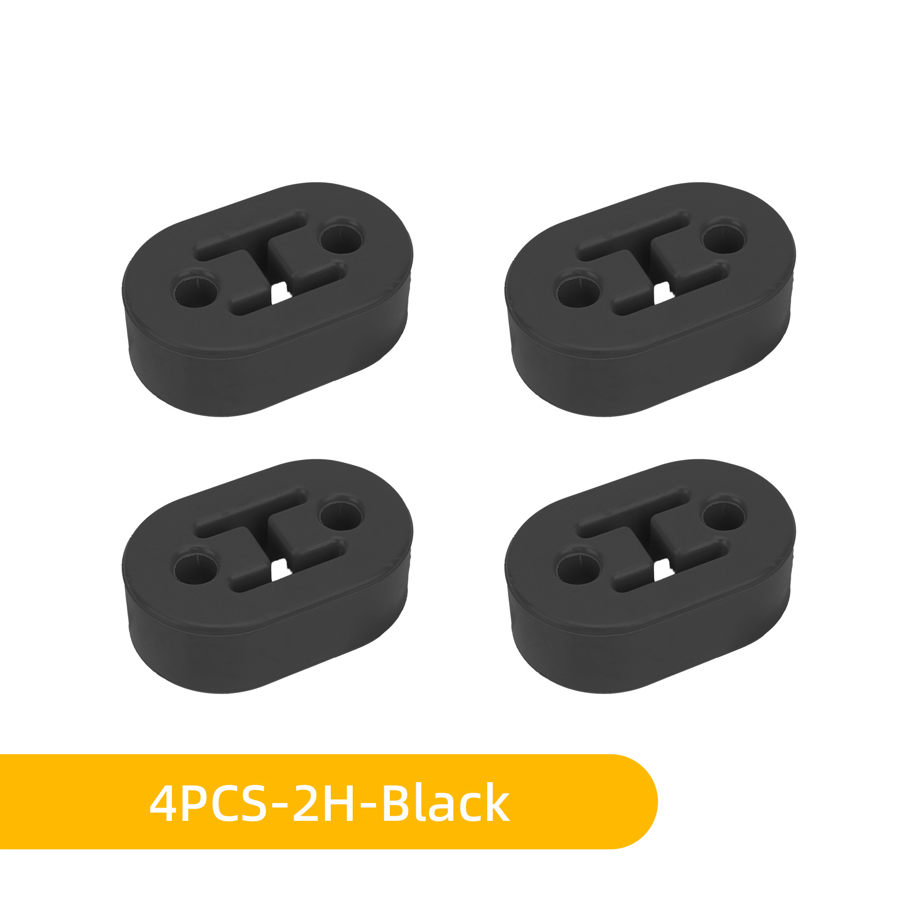 4pcs Auto Auspuff Aufhänger 2 Löcher Gummi Auspuff Montieren Silent Block Für Die Meisten Autos