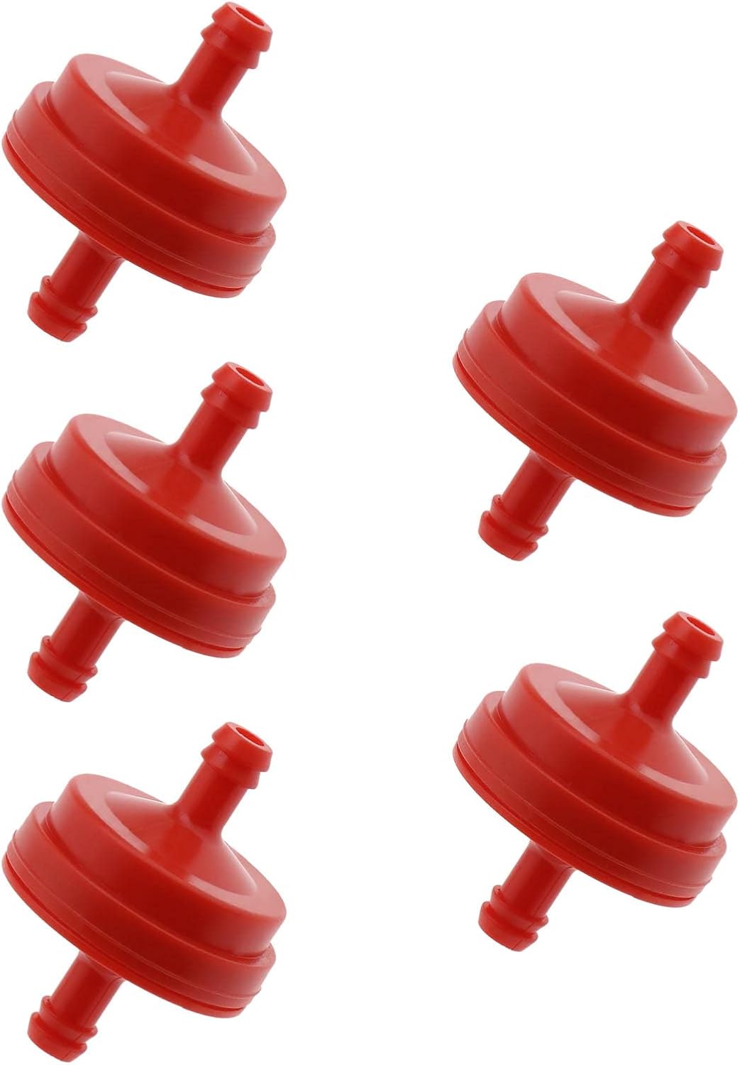5er-pack 1/4 Zoll Kraftstofffilter 298090 394358 Kompatibel Mit Briggs & Stratton 150 Mikron 5018 Rasenmäher