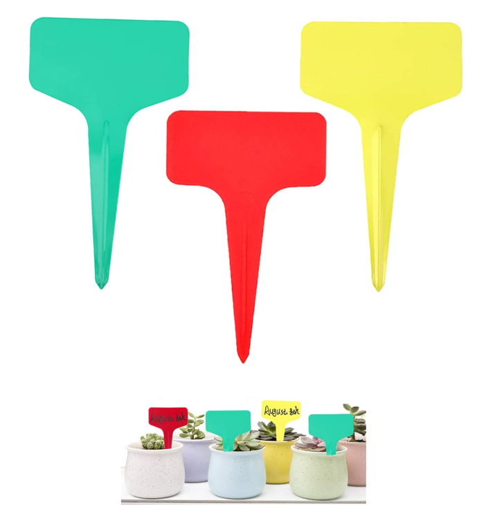 Pflanzenetiketten, Saatetiketten, 120x T-typ Gemüsegartenetiketten (6 X 10 Cm), Wasserfeste Etiketten, Wiederverwendbare Beschriftung - Behälter Und Zubehör Für Pflanzen.