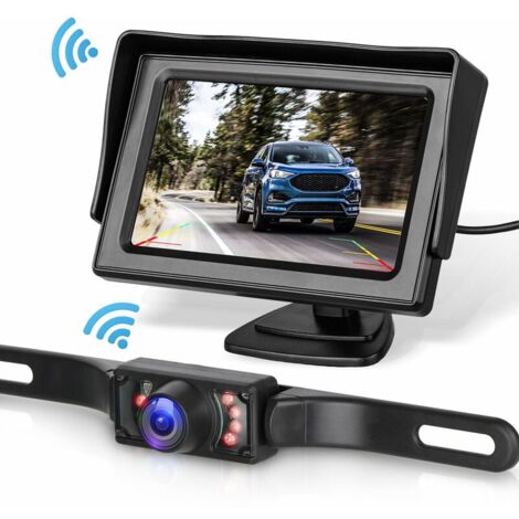 Kabelloses Rückfahrkamerasystem-set Für Pkw/lkw/van/wohnmobil, 4,3-zoll-monitor, Rückfahrsystem