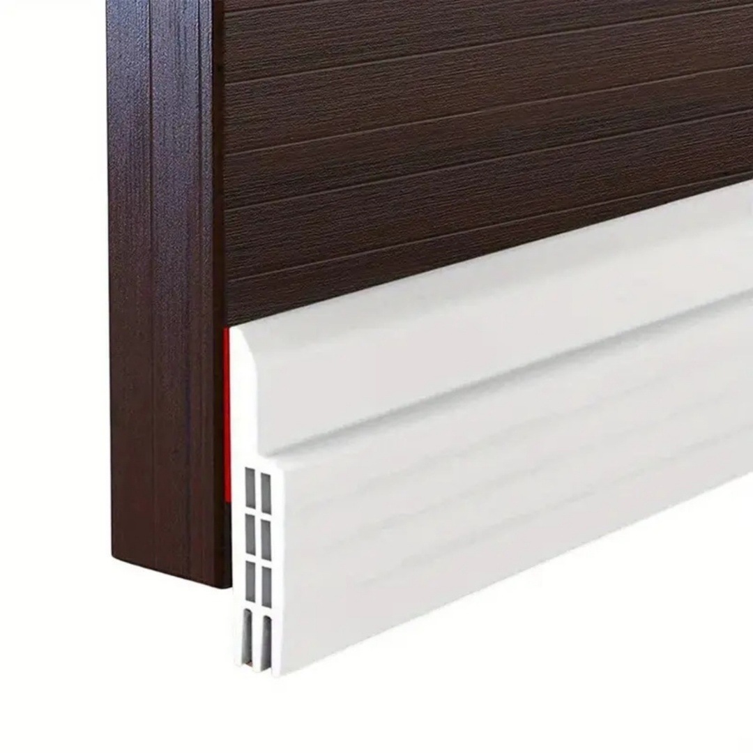 Isolierender Türboden 100cm Weiß - Türisolierung Extra Stark Klebend - Maximal Kälte Isolierender Türzugluftstopper - Geräuschreduzierender Türboden