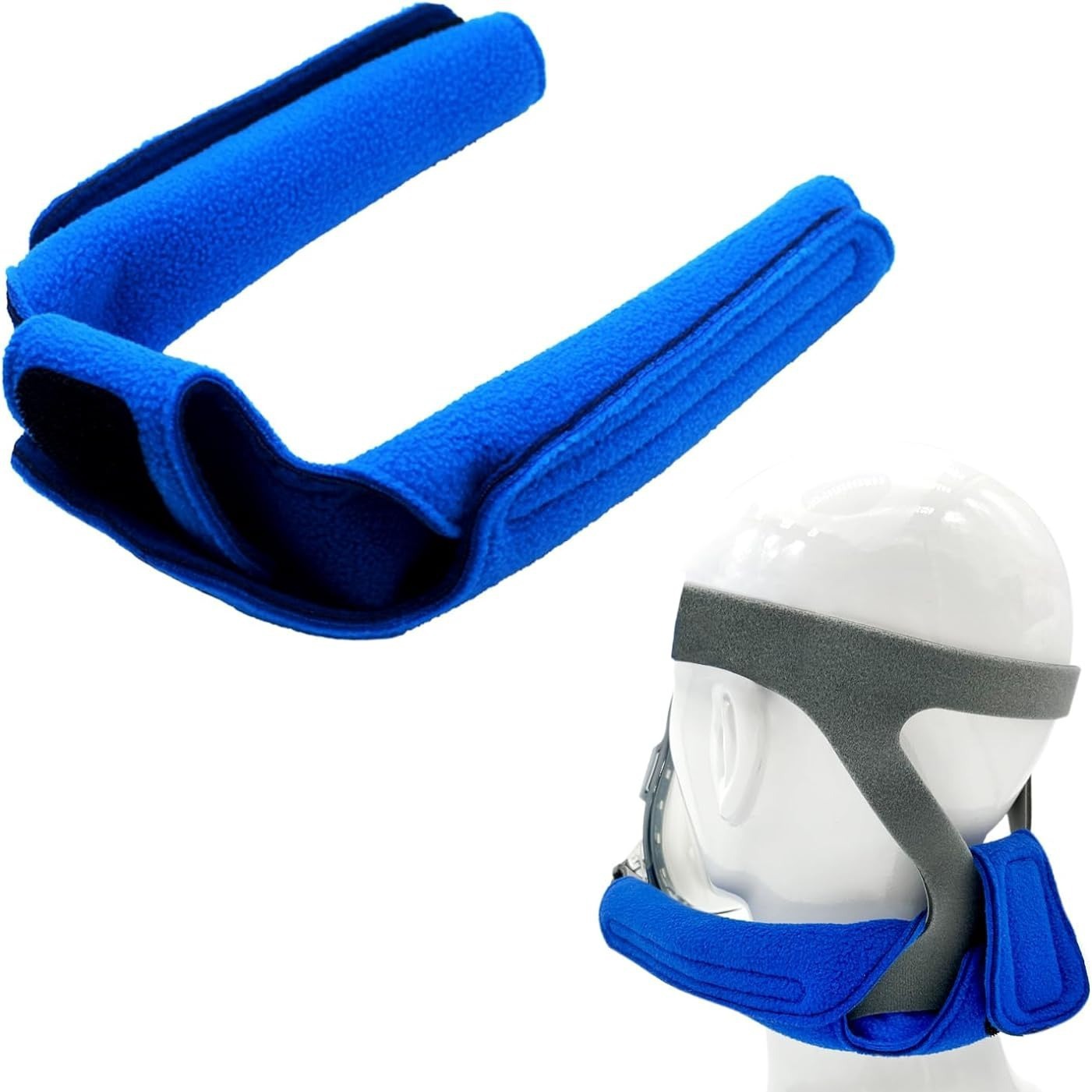 Nackenpolster Für Cpap-masken, Cpap-gurtbezüge, Universeller Maskenschutz, Nackenpolster Für Schlafapnoe-masken (blau)