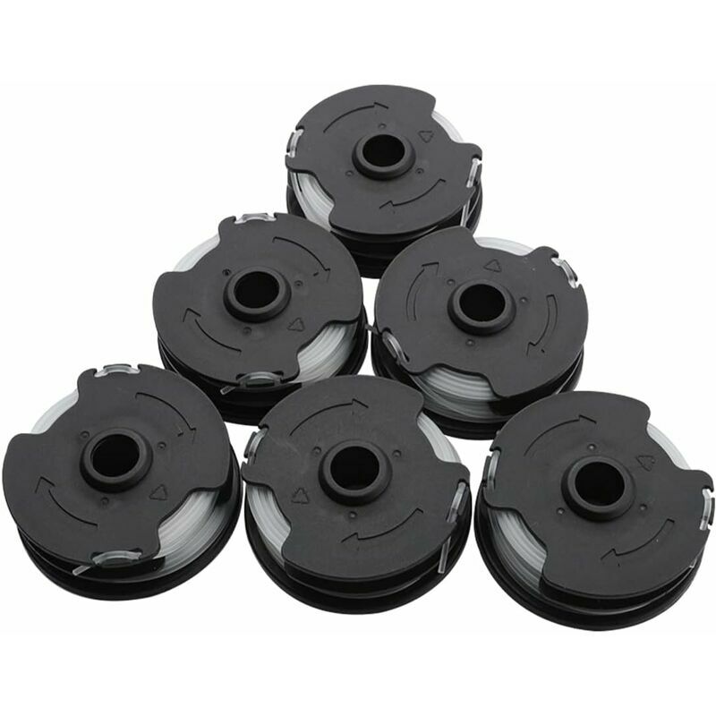 6er-pack Ersatzfadenspulen Für Lidl Parkside Prta 20-li A1 / B2 / C3 Fadenschneider-zubehör 27ft/8,3m Für Prt 300 A1, Prt 550 A1/a3
