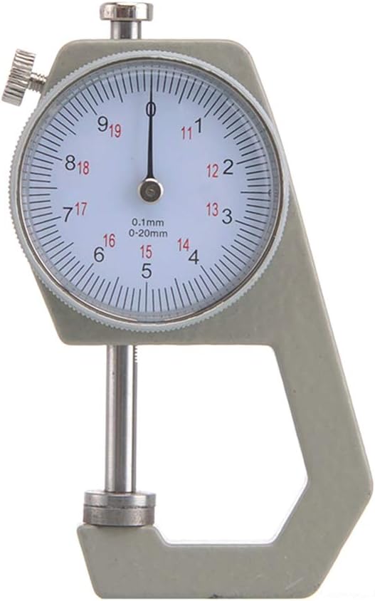 Dickenmessgerät, Tragbarer Dickenprüfer, 0,01 Mm Genauigkeit, Für Papier, Leder, Blech
