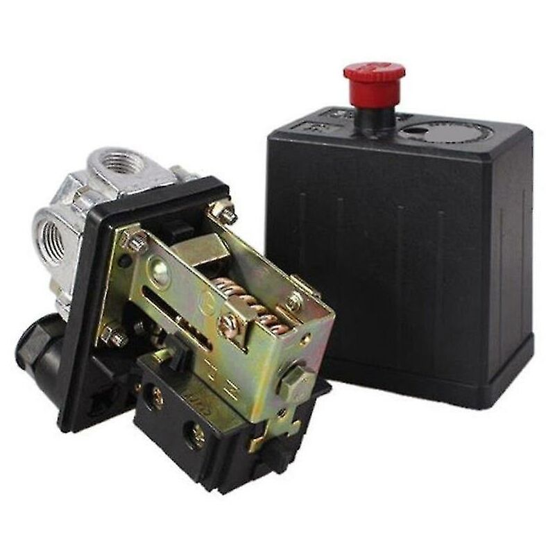 Luftkompressor-druckschalter-steuerventil 220 V 175 Psi Heavy Duty-schwarz