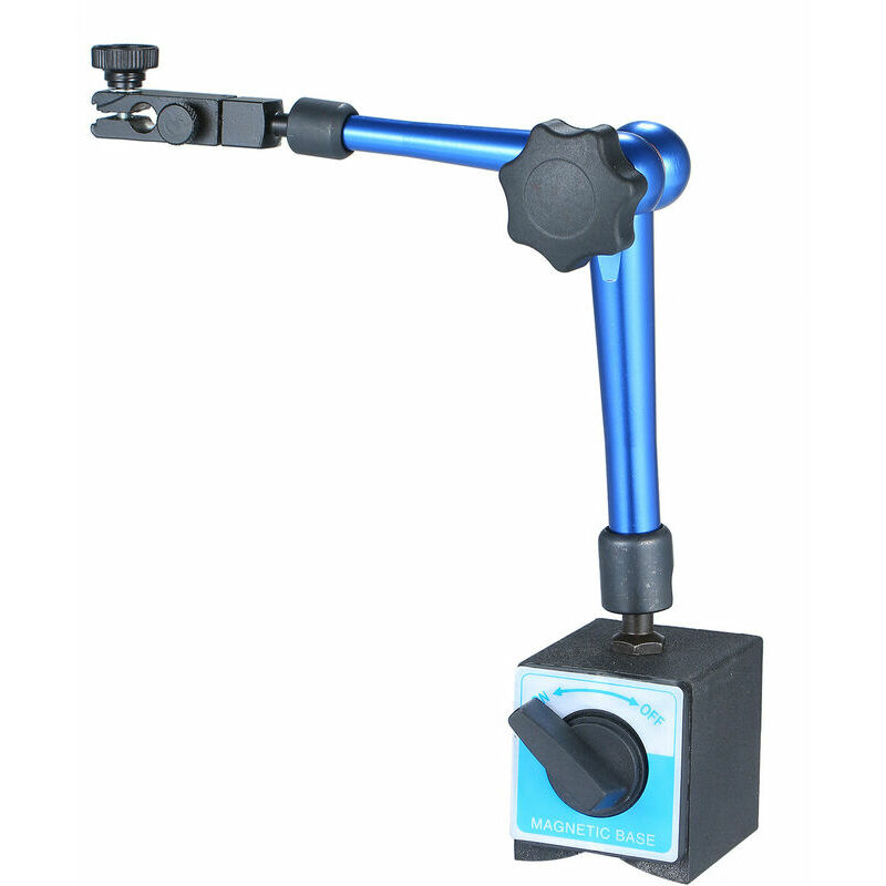 350 Mm Magnetfuß Universalarme Robuster Magnetständer Zifferblatt Magnetfußständer Für Digitale Messuhr Mit 154 Pfund Zugkraft, Blau