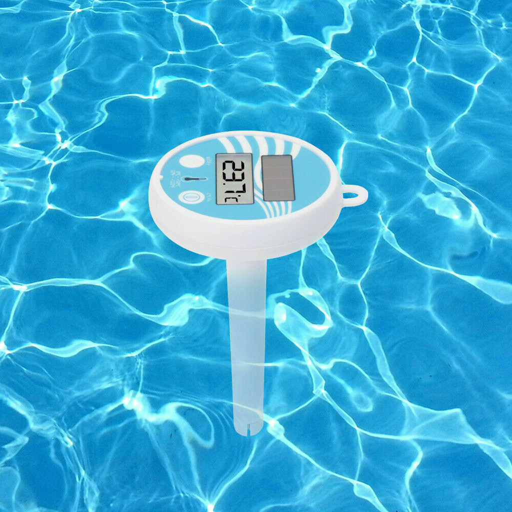 Solar-digital-poolthermometer, Schwimmendes Poolthermometer, Unzerbrechliches Poolthermometer Für Innen- Und Außenpools, Spas