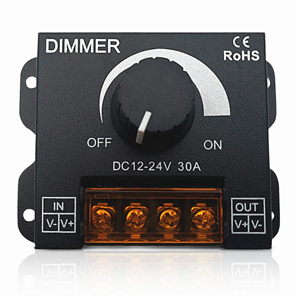 Dimmerschalter Dimmer Ein/aus-schalter 12v-24v 30a Für Led-streifen Lampenhelligkeitssteuerung