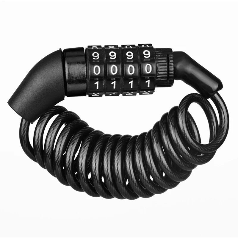 Diebstahlsicheres Kabel, Max. 150 Cm, Diebstahlsicherer Helm, Diebstahlsicheres Kombinationsschloss Mit 4-stelligem Code, Diebstahlsicheres Fahrrad, Ski, Snowboard, Ternel