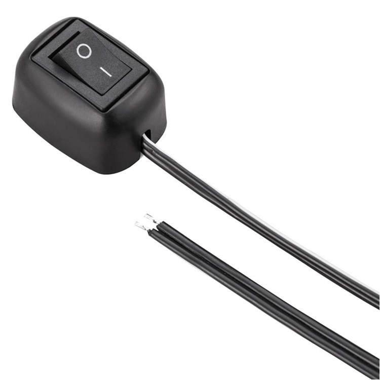 12 V-24 V/10 A Pastentyp Wassertropfenförmiger Knopfschalter Diy Auto Ein/aus-schalter Für Nebelscheinwerfer, Led-lichtleiste (mit 1 M Kabel)