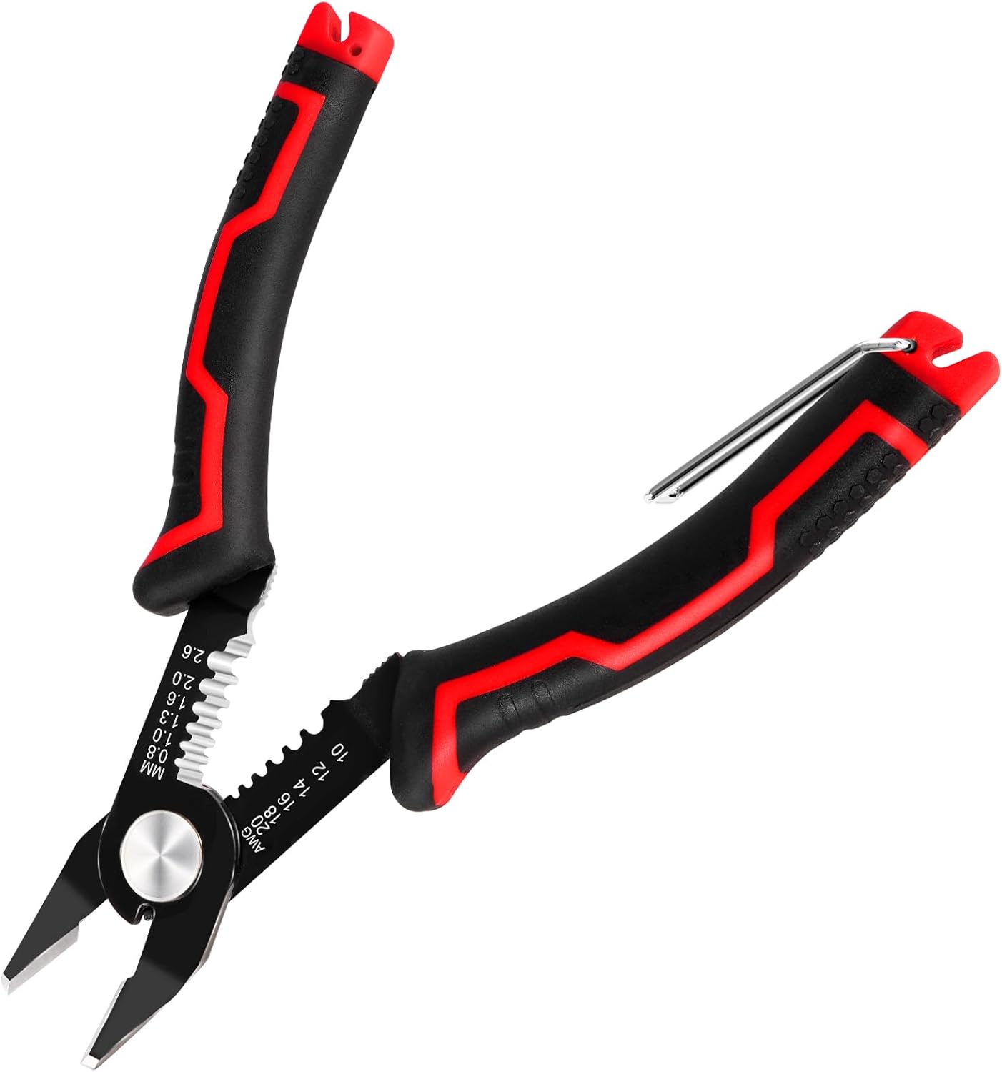 3-in-1-abisolierzange, Schneider Und Abisolierer Für Awg 20–10-kabel, Feste Federn, Präzisionsdrahtschneider Für Feine Drähte, Leiterplatten