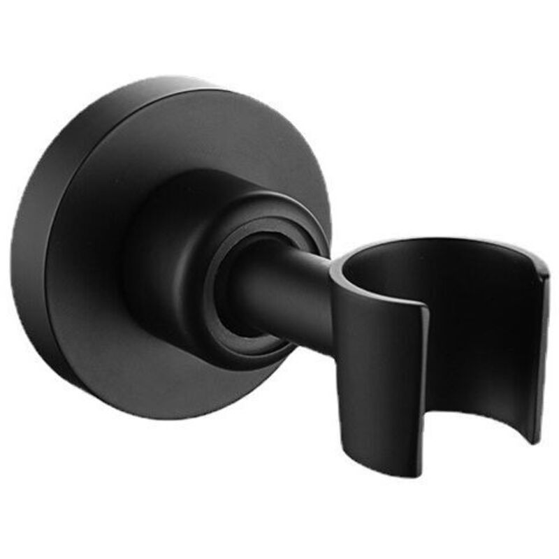 Duschkopfhalter, Schwarz, 304 Edelstahl, Duschkopfhalter, Universeller Handbrausehalter, 360° Verstellbarer Duschhalter Mit Installationsschrauben