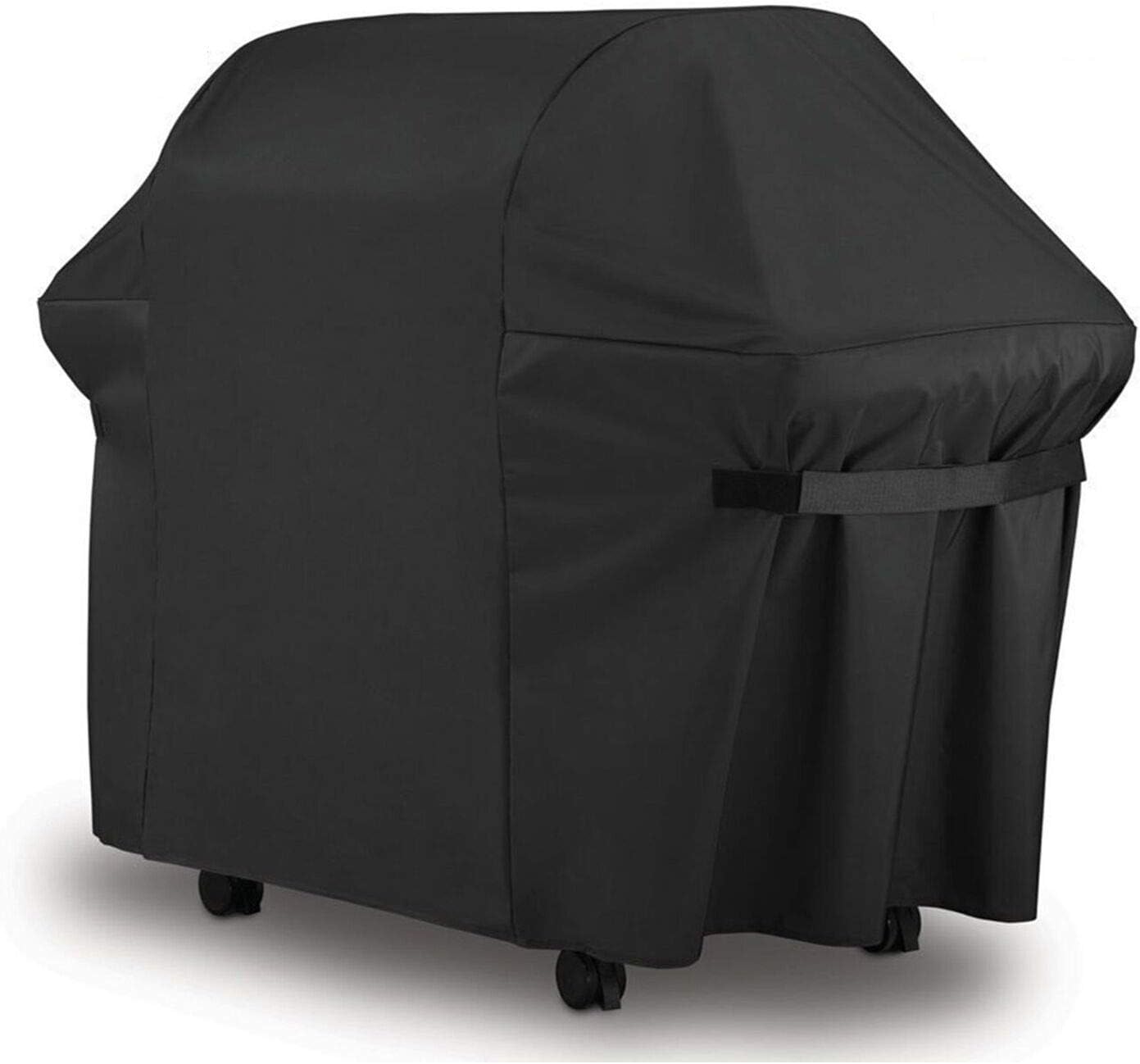Grillabdeckung, Schutzplane, Uv-/wasser-/feuchtigkeitsbeständig, Wasserdichte Outdoor-grillabdeckung, Schwarz 210d Oxford (190x71x117cm)